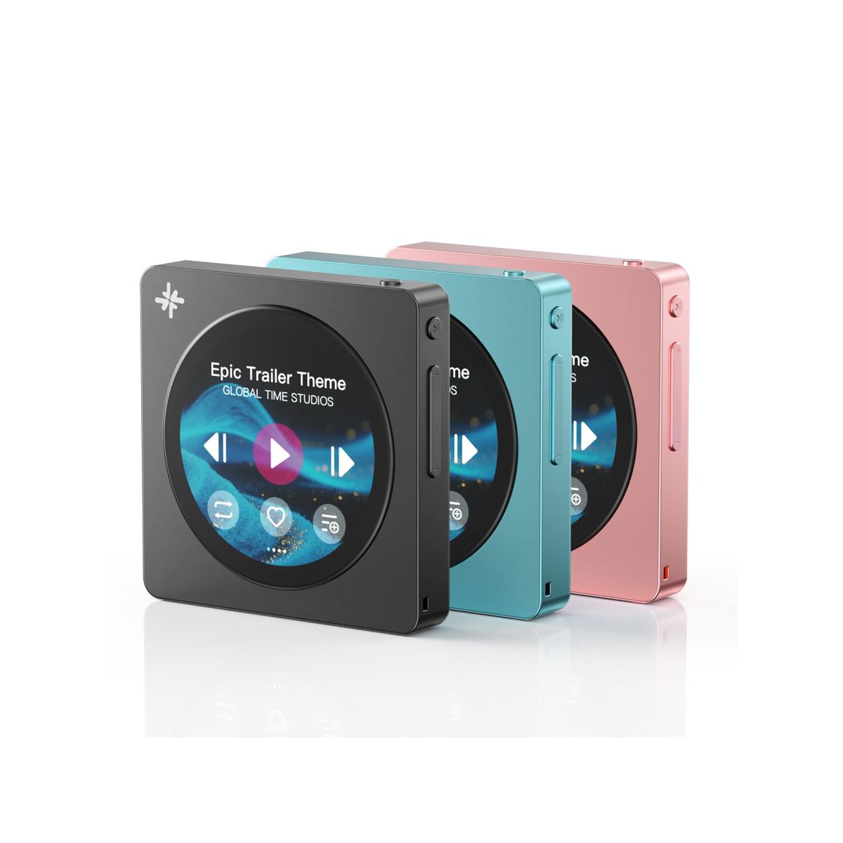 ポータブルプレーヤー FiiO sky DISC DAP FiiO、1.8型の円形タッチ液晶を搭載したエントリーDAP「Snowsky DISC