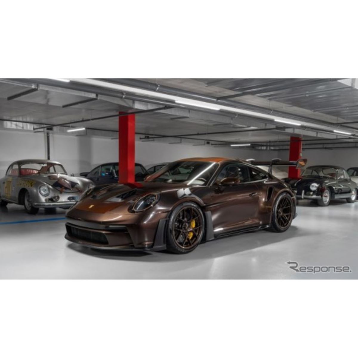 ポルシェ『911 GT3 RS』、特注の1台はマカダミアメタリック仕上げ