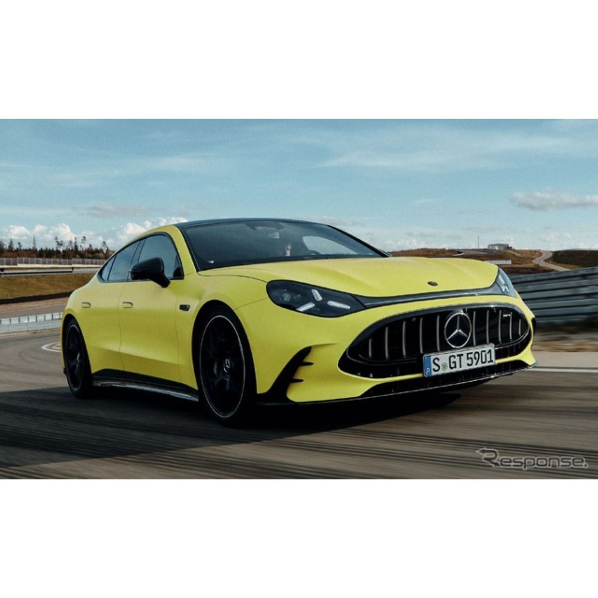 メルセデスAMG GT 4ドアクーペ新型、3モーター1169馬力のEVに…V8