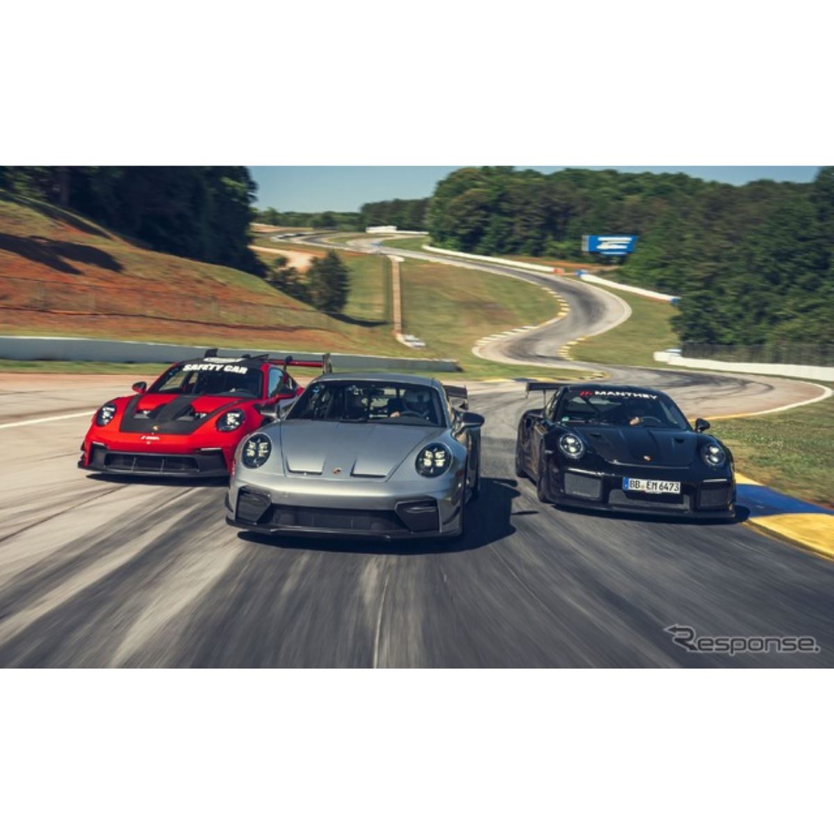 3種類のポルシェ911、米「ロード・アトランタ」に挑戦…『GT2 RS
