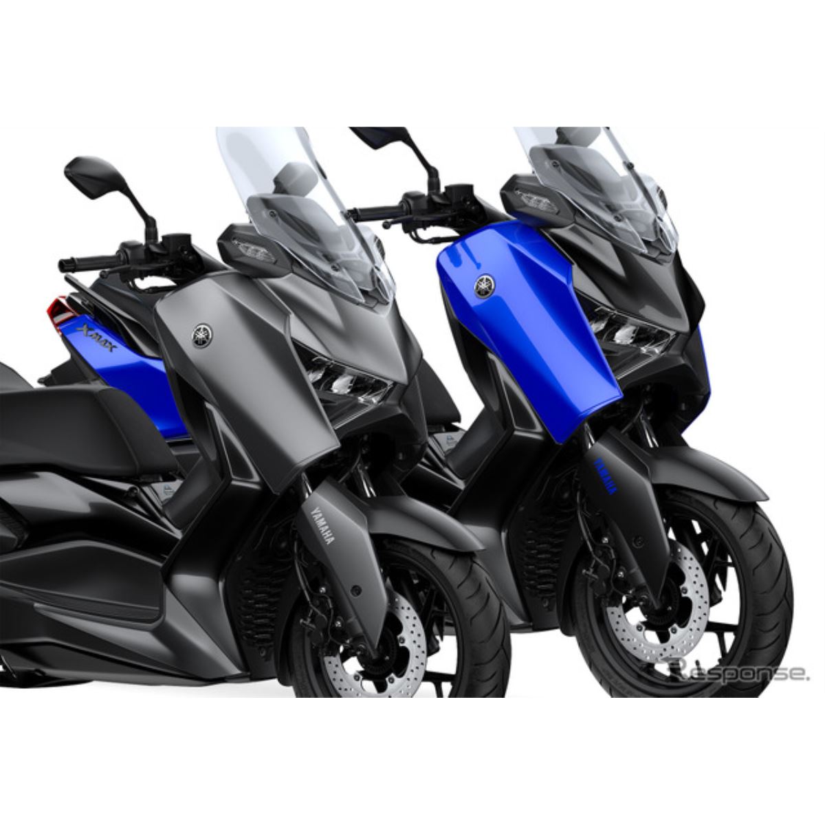 ヤマハのスポーツスクーター『XMAX』に新色登場、初の「ヤマハブルー