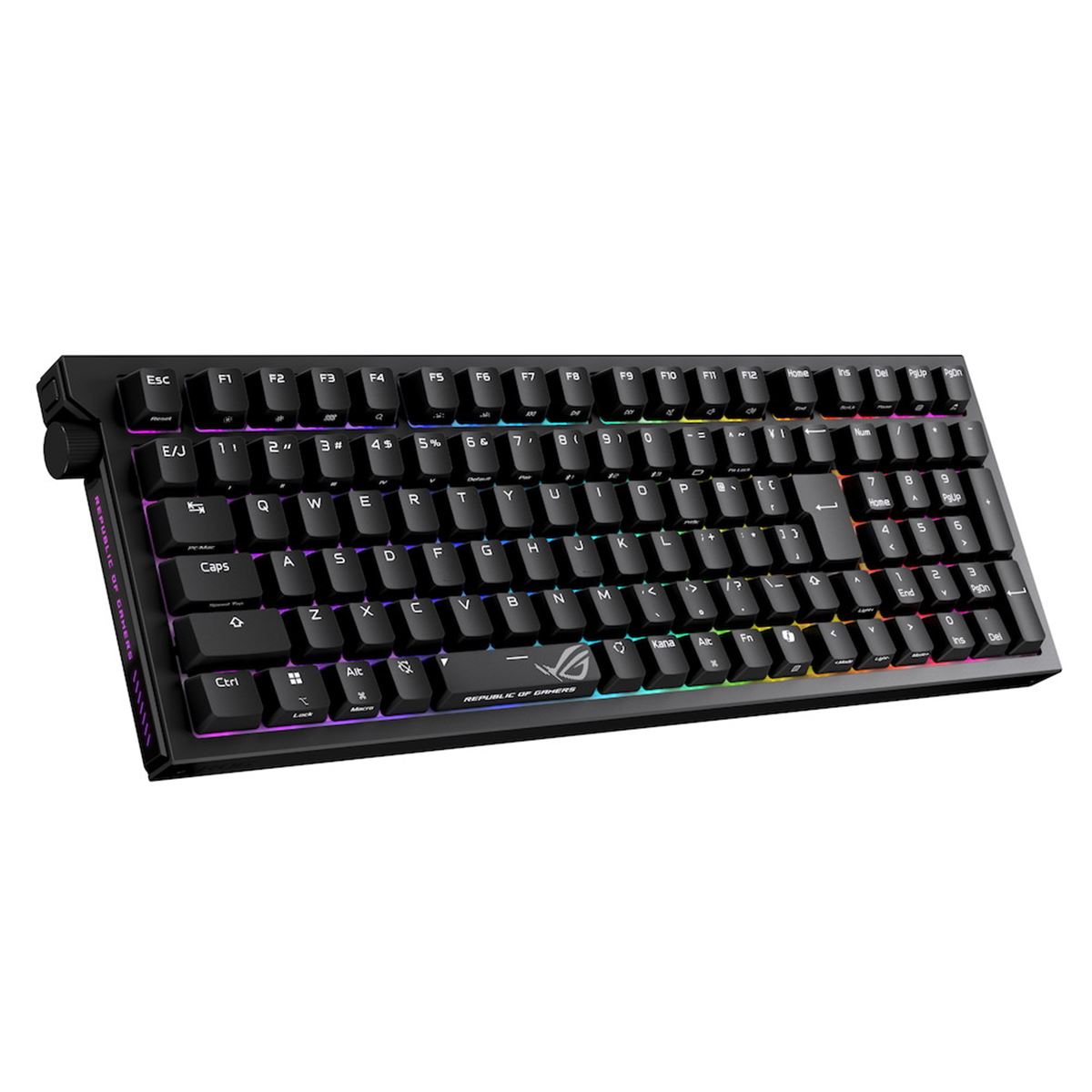 ASUS、メカニカルスイッチ採用のゲーミングキーボード「ROG Strix