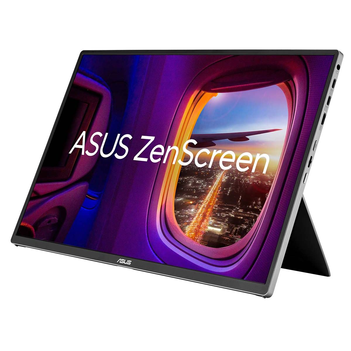 ASUS ZenScreen OLED MQ16AH 本体　有機EL ASUS、16型有機ELのポータブルモニター「ZenScreen OLED MQ16FC