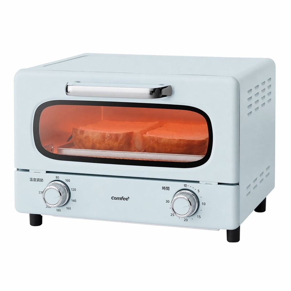 Comfee'、レトロデザインを採用した2枚焼きオーブントースター「CF