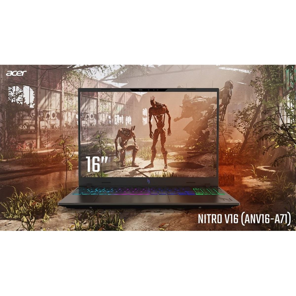 エイサー、GeForce RTX 50シリーズ Laptop GPU搭載の16型ゲーミング