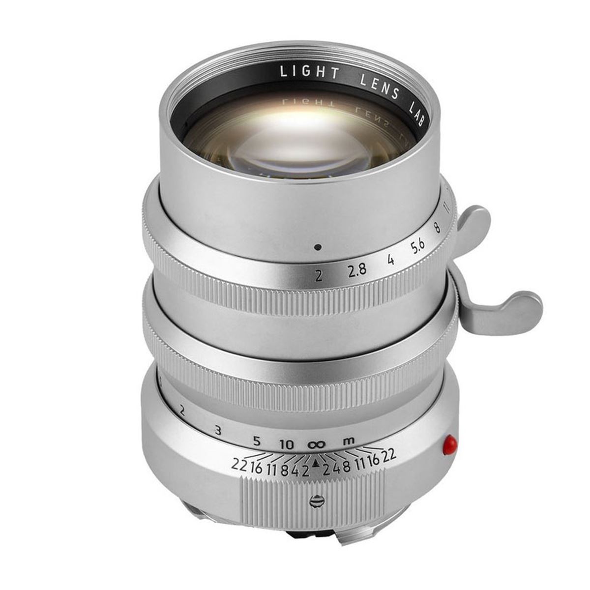 LIGHT LENS LAB、Mマウント中望遠レンズ「M 75mm f/2 SPII」にシルバー
