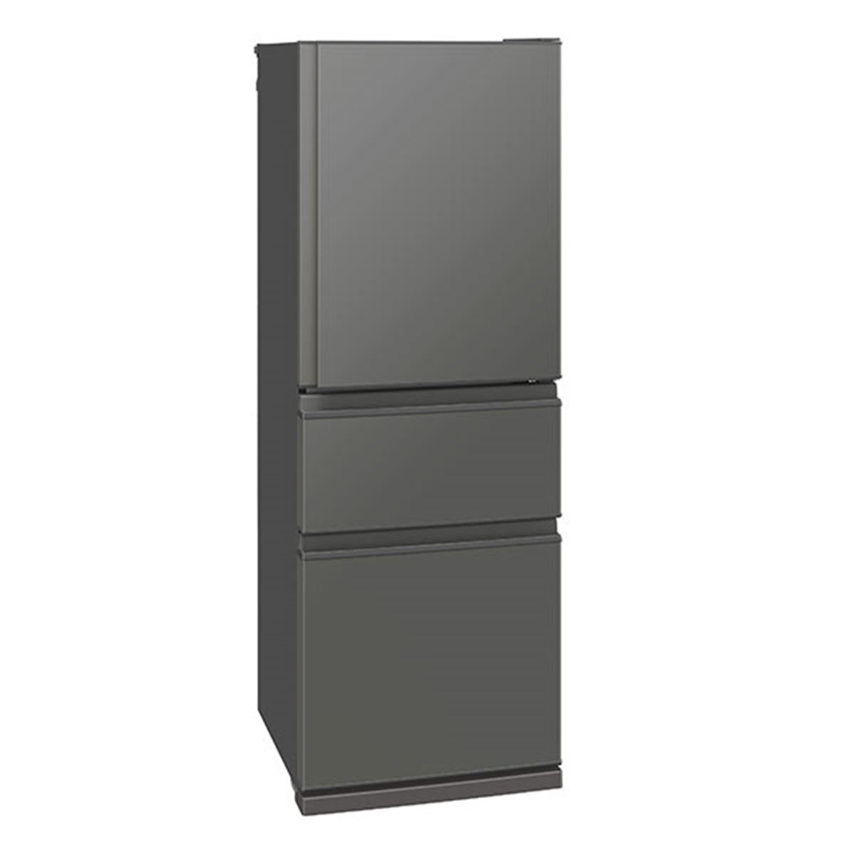 三菱電機、ちょっと低めで使いやすい330Lの3ドア冷蔵庫「MR-C33N