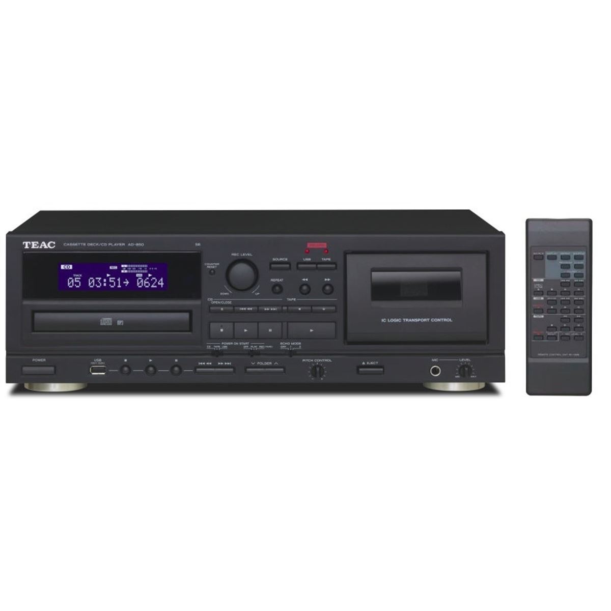 TEAC、カセットデッキ/CDプレーヤー「AD-850-SE」にストア限定ブラック