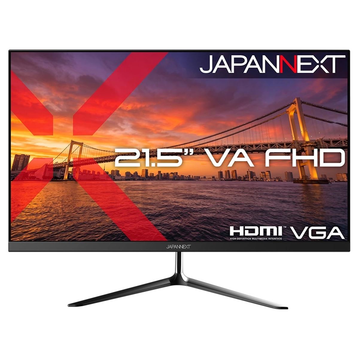 JAPANNEXT、12,780円の21.5型フルHD液晶「JN-VA215F3」など4機種