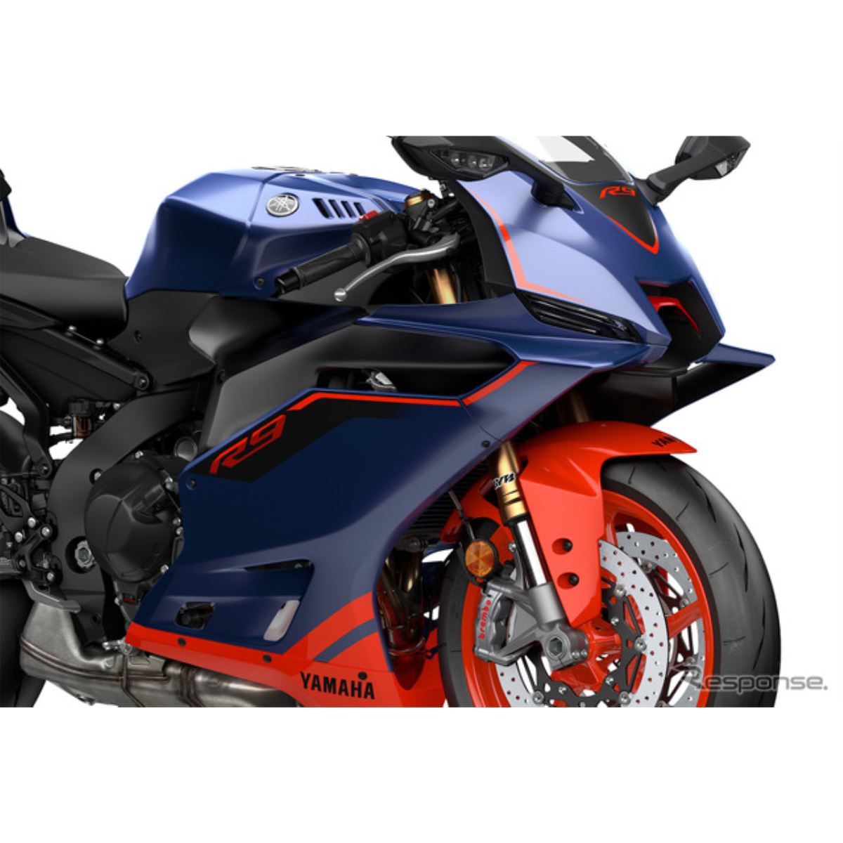 紺とバーミリオンの斬新ツートン！ ヤマハ『YZF-R9』2027年モデル発売
