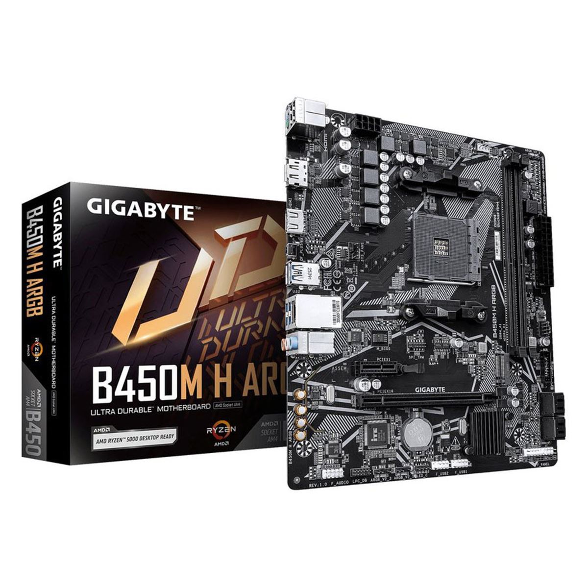GIGABYTE、「AMD B450」を搭載したMicro ATXマザー「B450M H ARGB