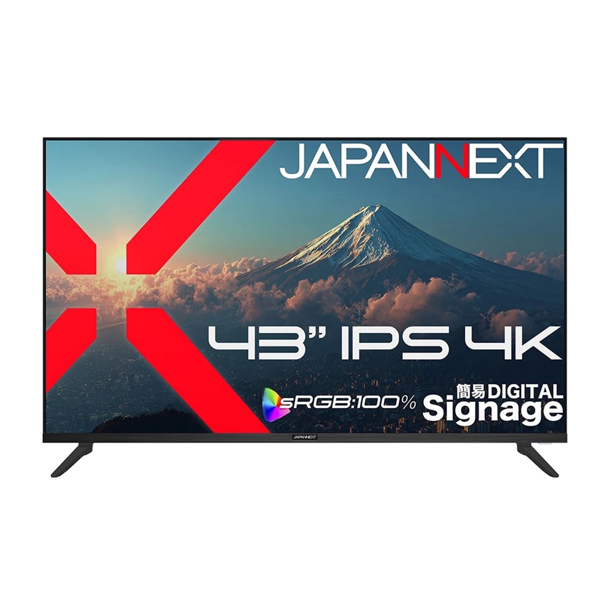 JAPANNEXT、USBメモリー再生対応の43型4K液晶ディスプレイ - 価格.com