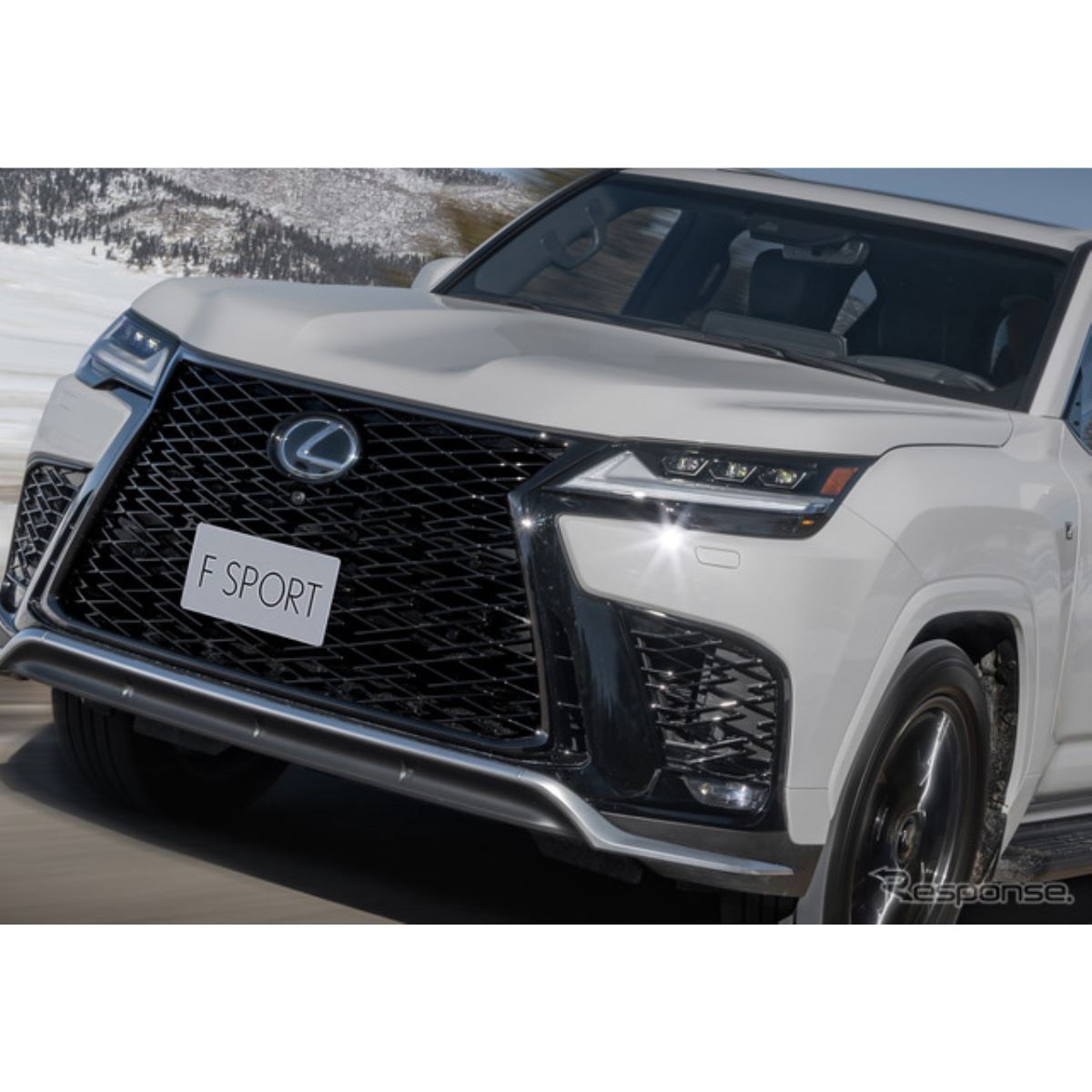 LEXUS LX600 グリル ナンバーフレーム付 新車外し コーティング済