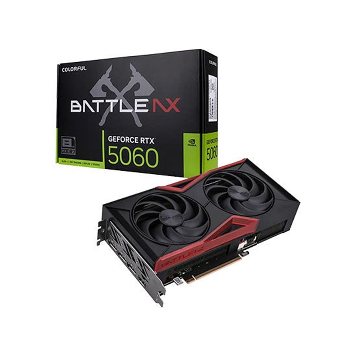 Colorful、デュアルファン仕様の「Colorful GeForce RTX 5060 Battle