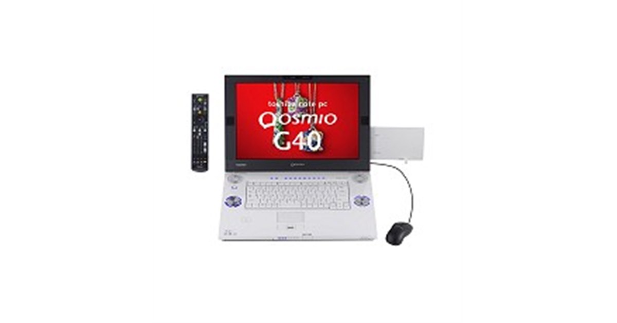 東芝、AVノートPC新モデル「Qosmio G40/98E」 - 価格.com