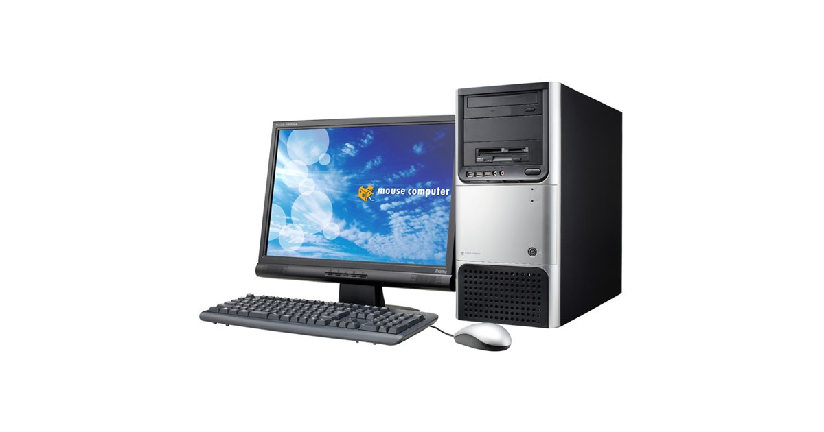 マウス、GeForce 9600 GT搭載ミドルタワーPC - 価格.com