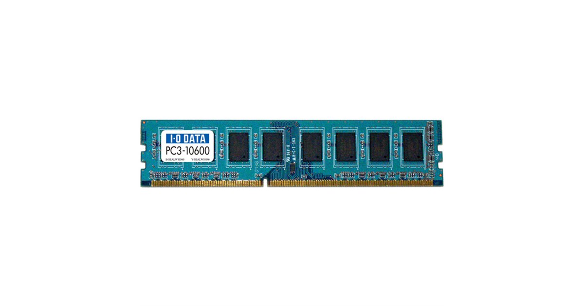 アイ・オー、X38対応DDR3-1333MHzメモリー - 価格.com