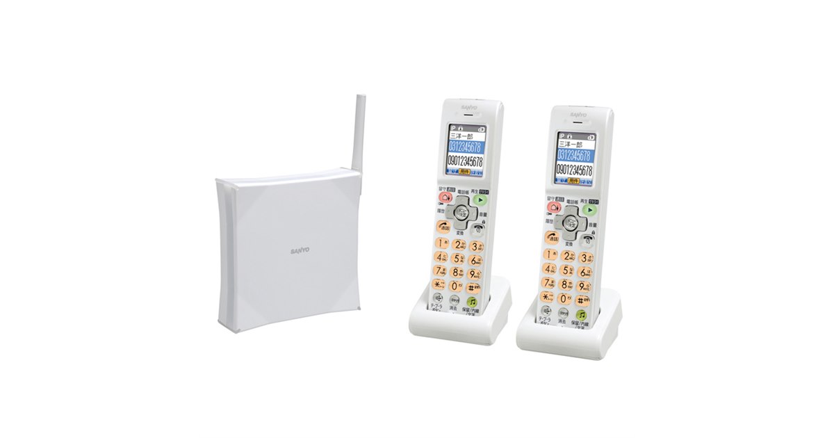 三洋、緊急地震速報対応の電話機「TEL-LANW60」 - 価格.com