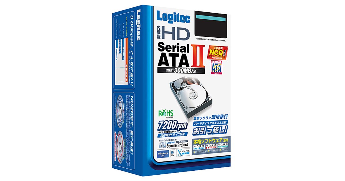 ロジテック、3.5インチ内蔵型HDD1TBモデルなど - 価格.com