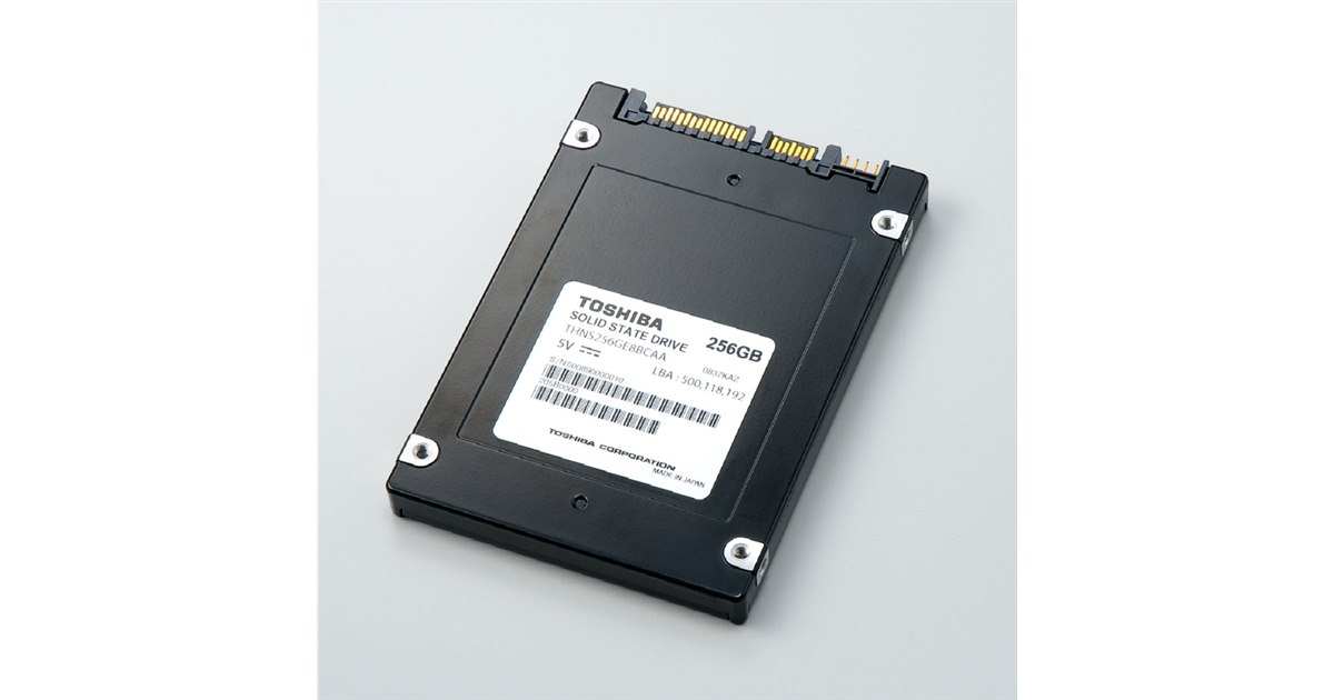 東芝、256GBのSSD「THNS256GE8BC」を開発 - 価格.com