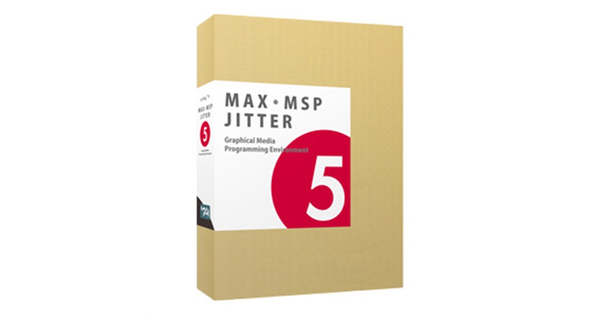 価格.com - イーフロンティア、「Max/MSP 5 日本語対応版」