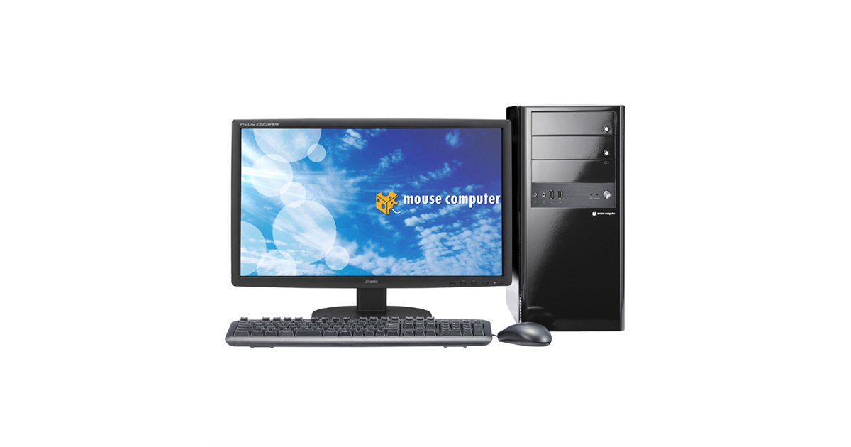 マウス、21.5型フルHD対応液晶付きデスクトップPC - 価格.com