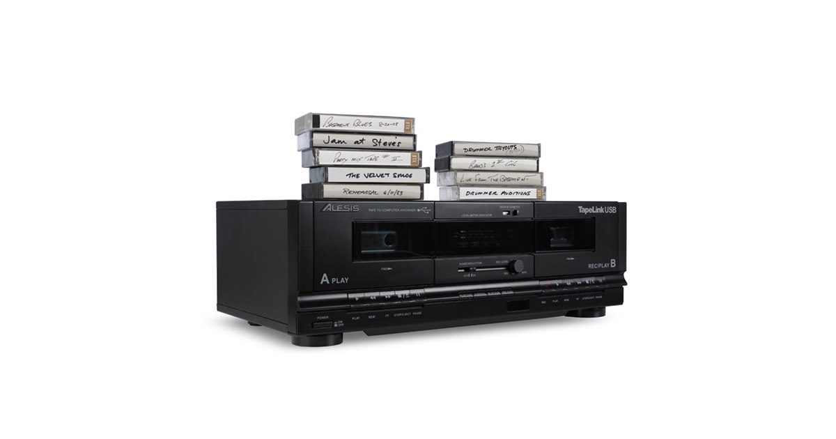 ALESIS、USB接続対応ダブルカセットデッキ - 価格.com