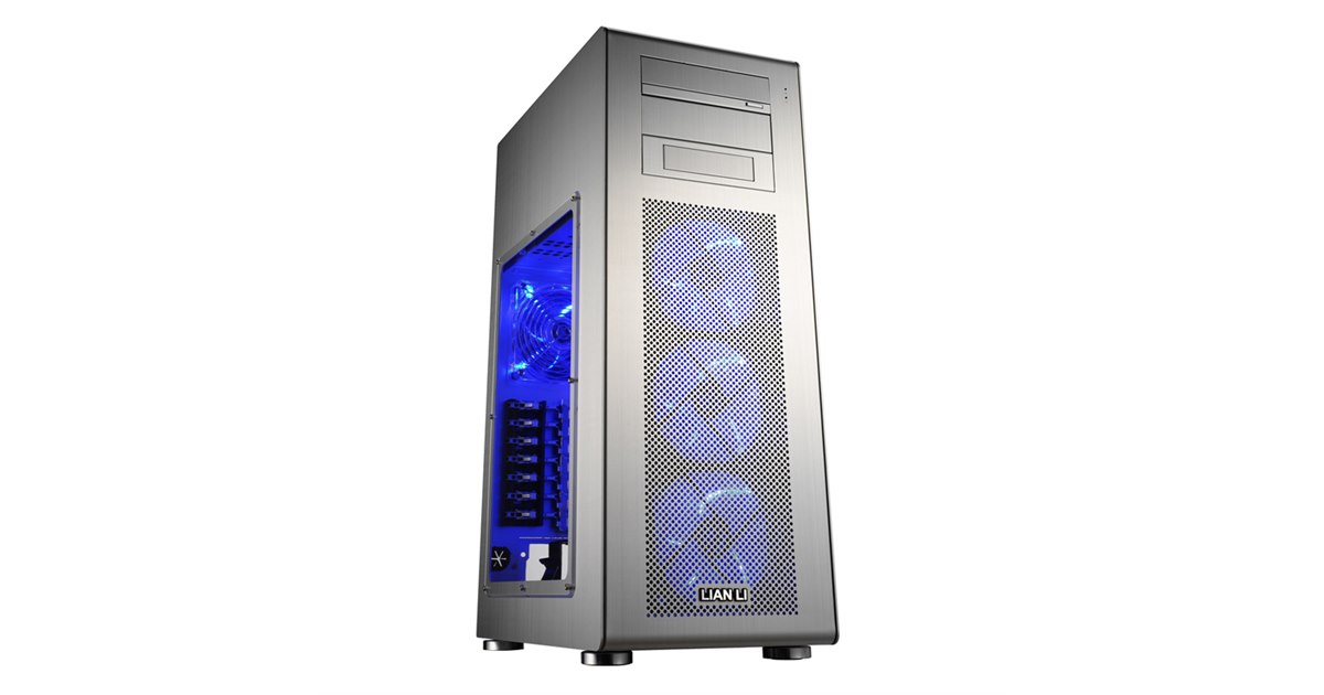 Lian Li キューブ型PCケース PC-V358 シルバー Lian Li キューブ型PCケース PC-V358 シルバー Lian Li、LED仕様のタワー型