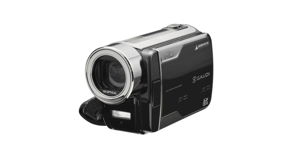 グリーンハウス、光学5倍ズーム搭載ビデオカメラ - 価格.com
