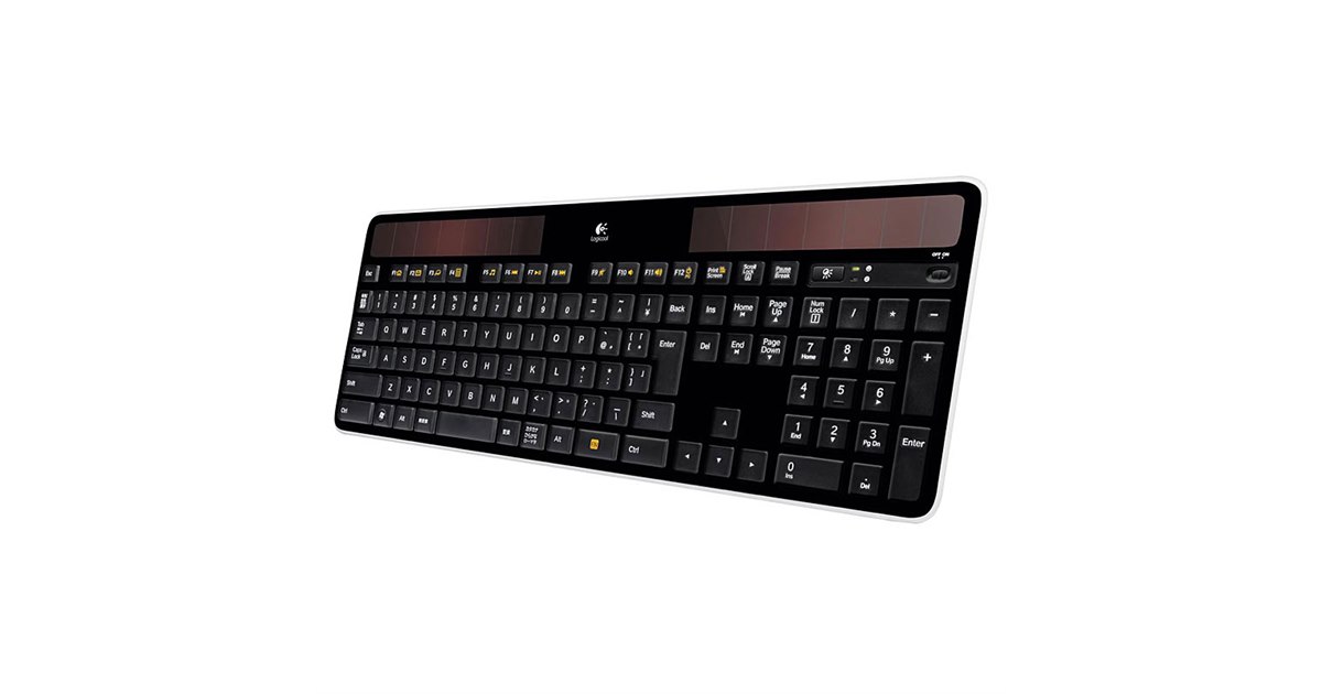 ロジクール、ソーラーパネル搭載の無線キーボード - 価格.com