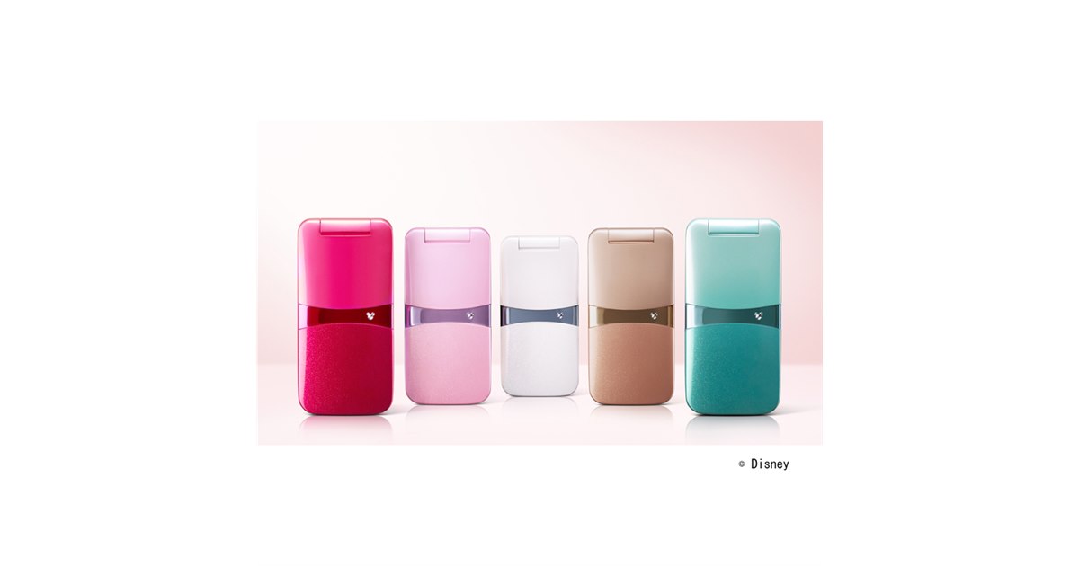 携帯電話本体 Disney Mobile DM008SH ROSE DUO ディズニー・モバイルに、大人の女性にふさわしい グロッシーな