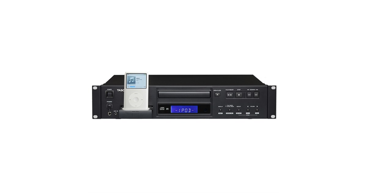 TASCAM、iPodドック搭載の業務用CDプレーヤー - 価格.com