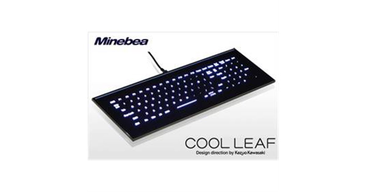 キーボード COOL LEAFBusiness Design Model Key board ミネベア、投影型タッチパネル採用のキーボード - 価格.com