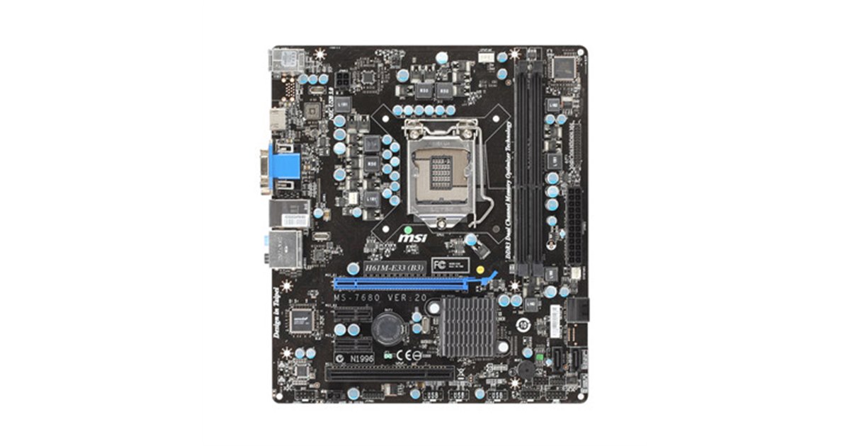 MSI、H61チップセット搭載エントリーマザーボード - 価格.com