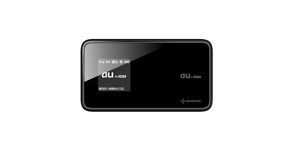 au、WiMAXと3Gの両方に対応したWi-Fiルーター - 価格.com