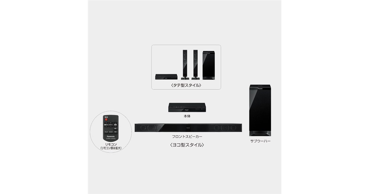 パナソニック、シアターバーとラックシアターの新モデル - 価格.com