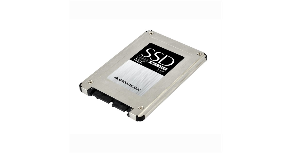 グリーンハウス、DRAMキャッシュ搭載の1.8インチSATA II対応SSD - 価格.com