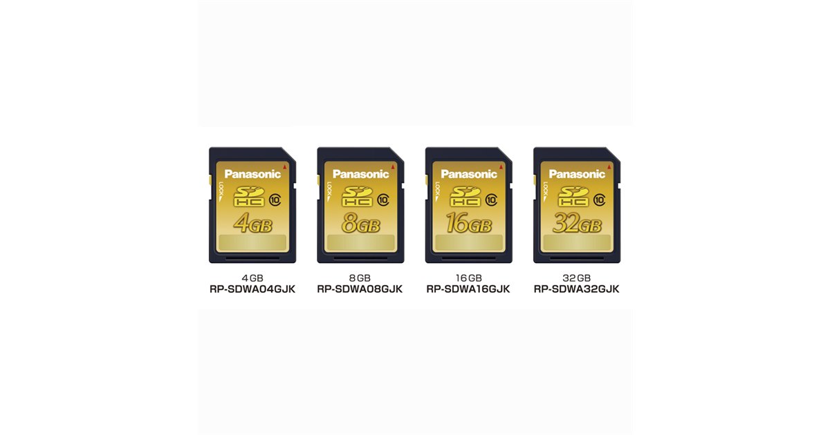 Panasonic - Panasonic 8GB SDHCメモリーカード　RP-SDWA08GJK Amazon | パナソニック 8GB SDHCメモリーカード CLASS10 RP