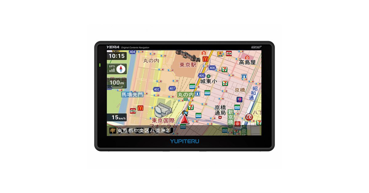 ユピテル、2012年春版「マップルナビ」を収録した6型ポータブルナビ ユピテル、2012年春版「マップルナビ」を収録した6型ポータブルナビ