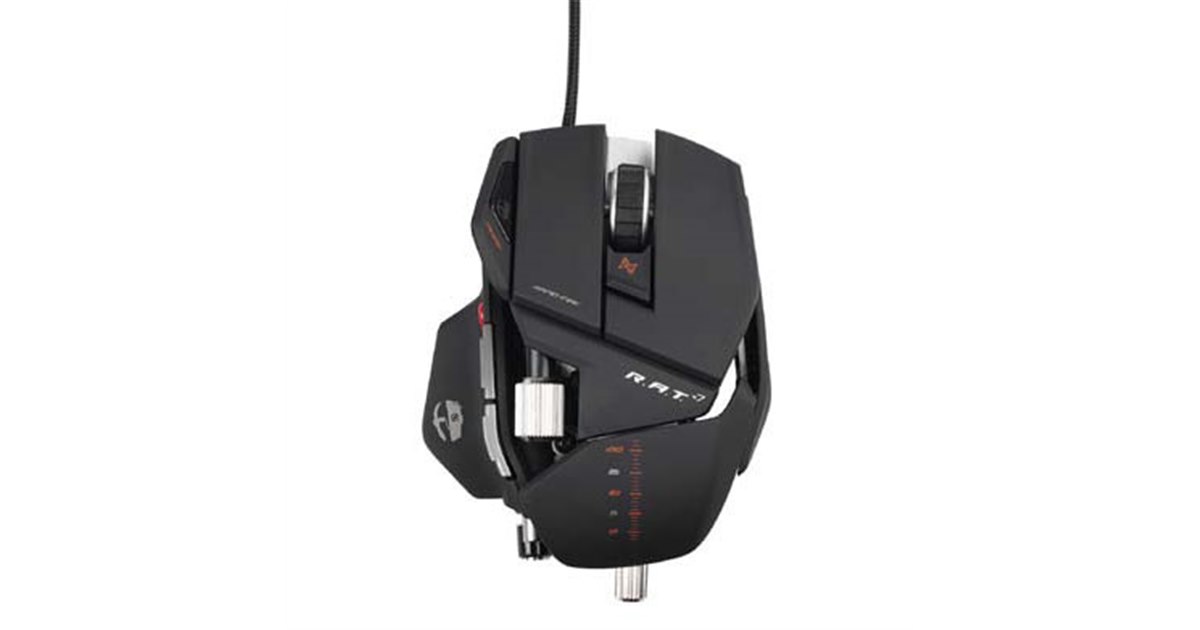 マッドキャッツ、ゲーミングマウス「Cyborg R.A.T. 7」に6400dpiモデル