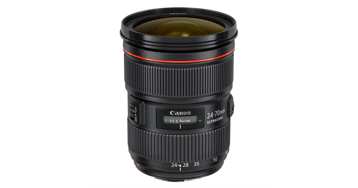 キヤノン、「EF24-70mm F2.8L II USM」の発売時期を9月中旬に再延期