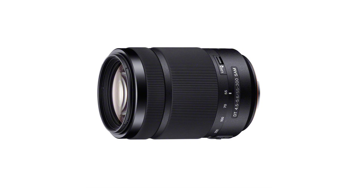 ソニー、APS-C専用望遠ズームレンズ「DT55-300mm F4.5-5.6 SAM