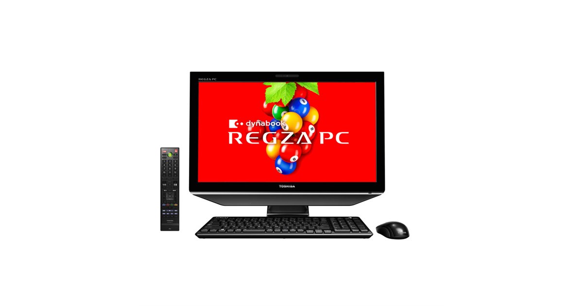 Windowsデスクトップ TOSHIBA REGZA PC TV TOSHIBA dynabook REGZA PC地デジTVチューナー内蔵