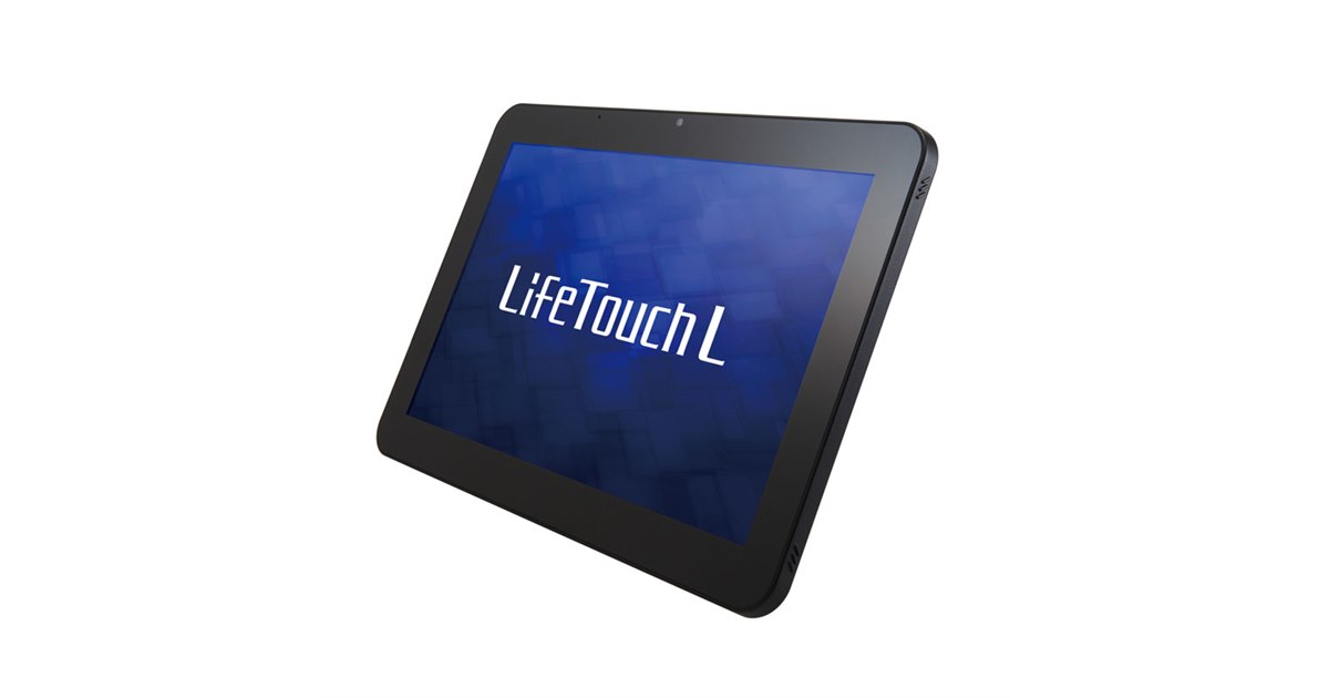 NEC、10型タブレット「LifeTouch L」の新色や機能強化を発表