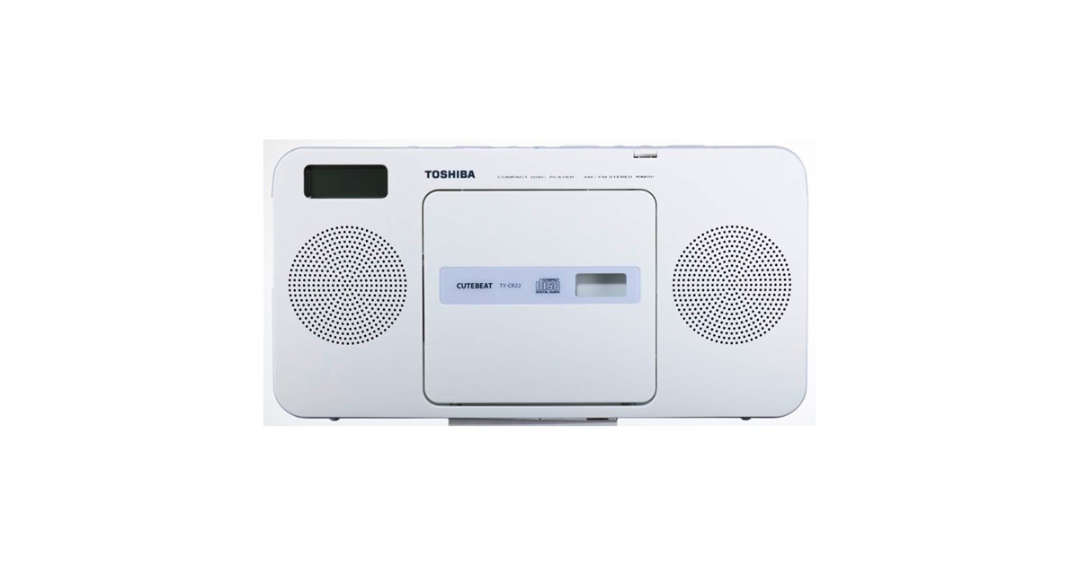 【新品】TOSHIBA　東芝　CDラジオ　TY-CR22　グレー 東芝、シンセサイザーチューナー搭載の薄型CDラジオ - 価格.com