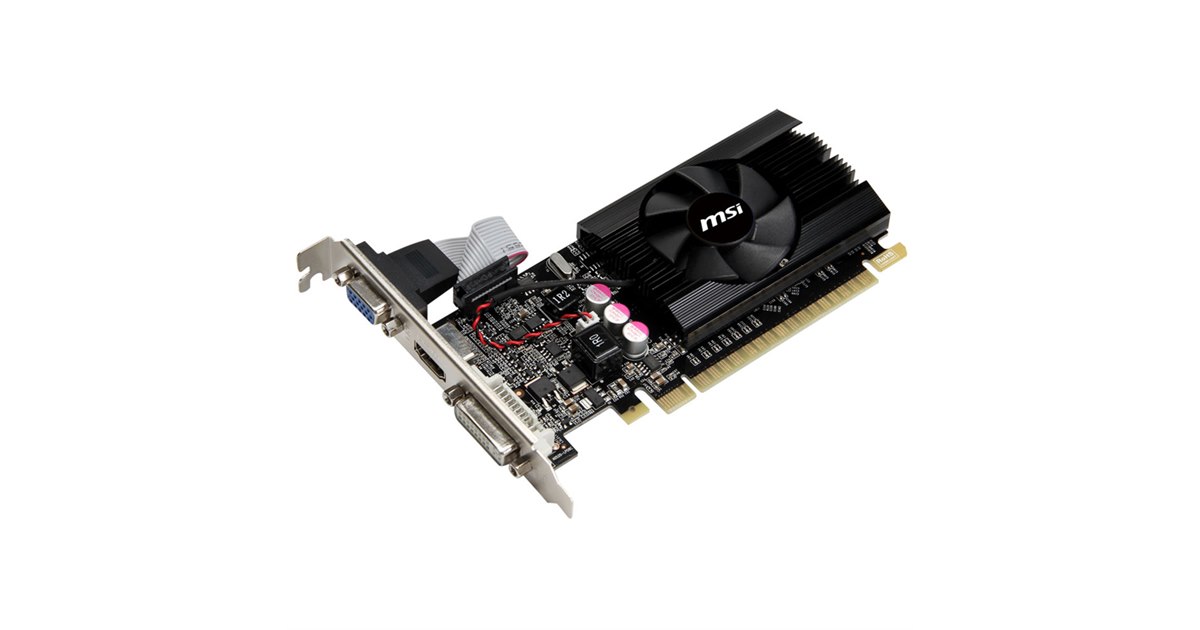 MSI、GeForce GT 610塔載のロープロ対応ビデオカード - 価格.com