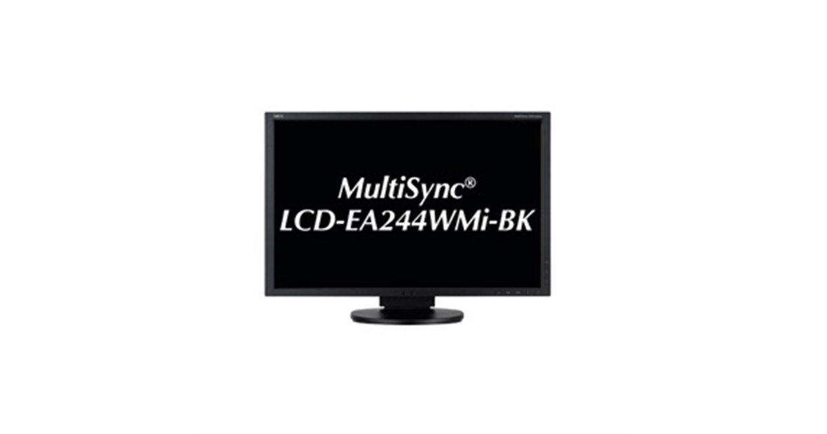 NEC、省エネを実現した白色LED搭載の24.1型液晶 - 価格.com