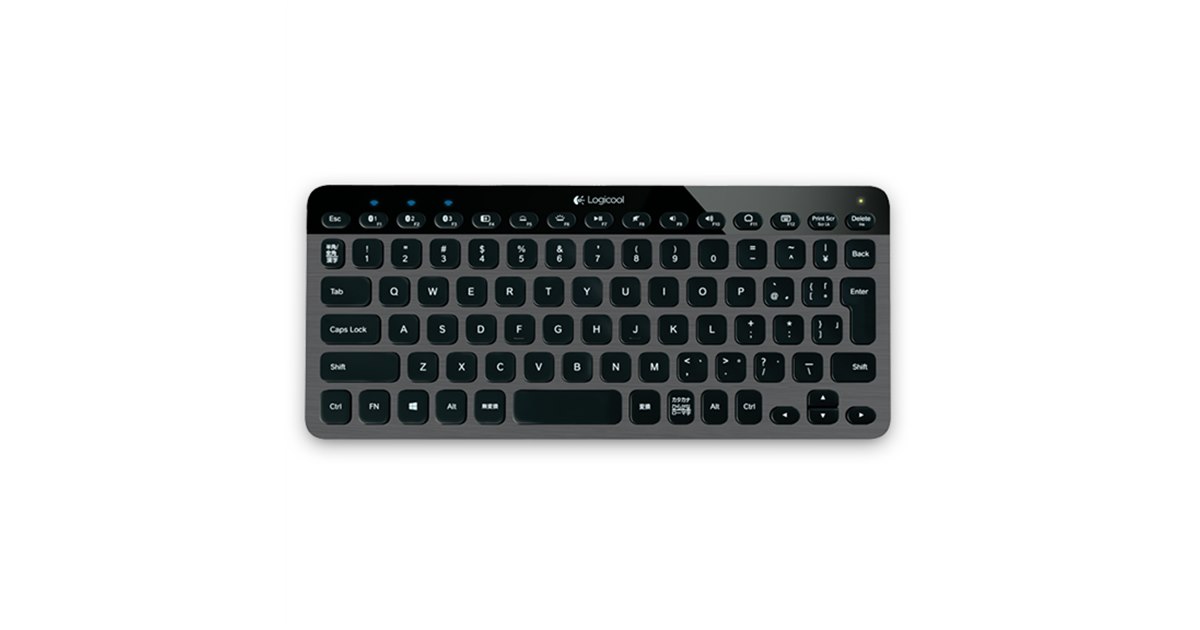 ロジクール、PCやスマホをワンタッチで切り替えられるキーボード