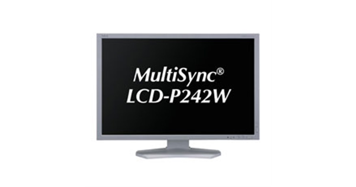NEC、プロ向けの24.1型WUXGA液晶ディスプレイ「LCD-P242W」 - 価格.com