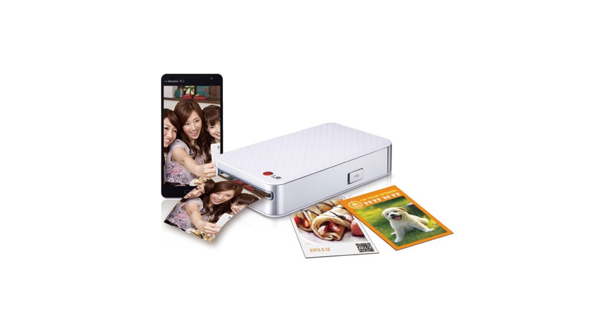 最新情報 LG、バッテリー内蔵のモバイルフォトプリンター「Pocket photo プリンター・複合機